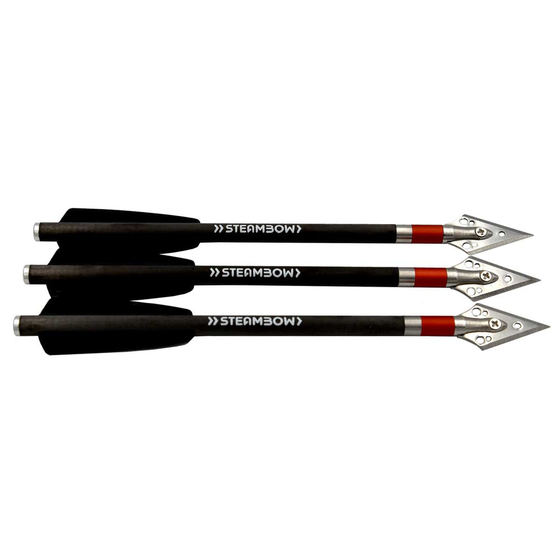 ARSeries Carbon Broadhead Arrows Set of 3 Steambow Inc